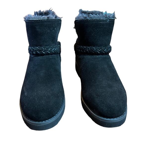 Style & Co Cold Weather Black Suede Booties NEW Size 5 - Picture 3 of 11